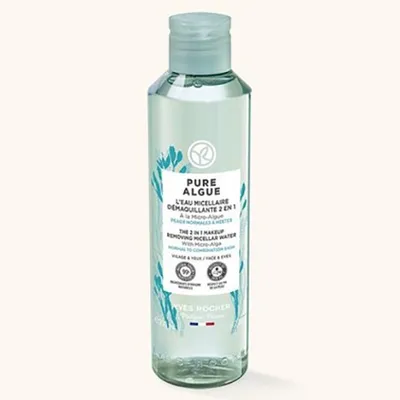 Yves Rocher Pure Algue, l'Eau Micellaire Demaquillante 2 en 1 (Płyn micelarny  2 w 1 z mikroalgą)