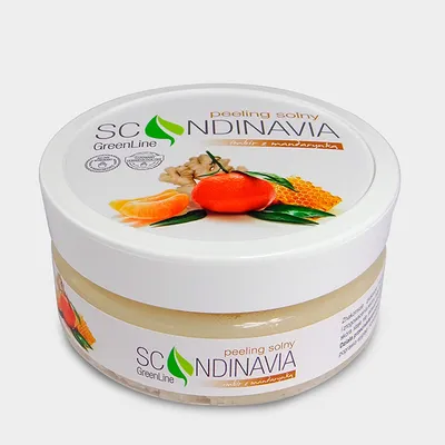 Scandinavia Green Line, Peeling solny `Imbir z mandarynką` (Peeling solny imbir z mandarynką)