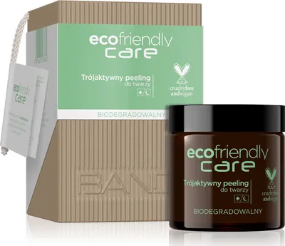 Bandi Ecofriendly Care, Trójaktywny peeling do twarzy