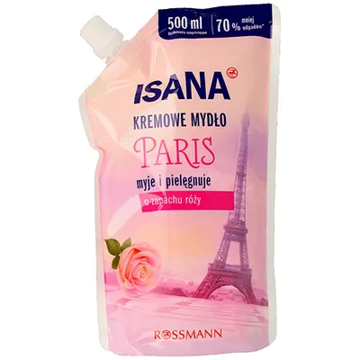 Isana Paris, Cremeseife (Kremowe mydło w płynie o zapachu róży)