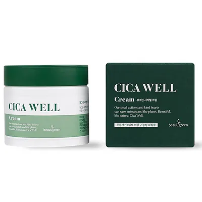 Beauugreen Cica Well Cream (Krem do twarzy)