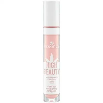 Essence High Beauty, Under Eye Brightening Concealer (Kryjący korektor pod oczy z wyciągiem z konopii)
