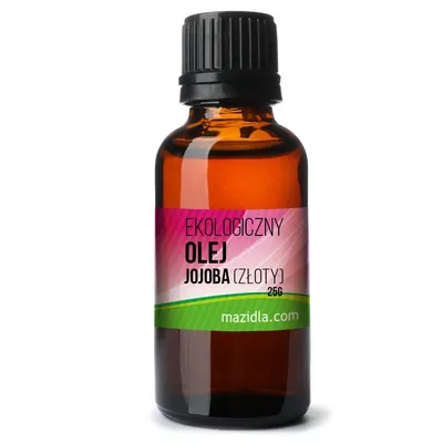 Mazidła Ekologiczny olej jojoba - złoty