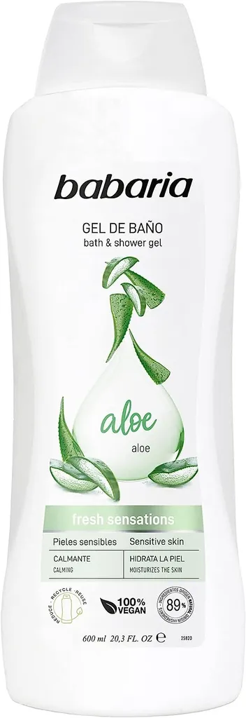 Babaria Natural Cosmetics Aloe Vera Bath and Shower Gel (Żel do kąpieli i pod prysznic `Aloes`)