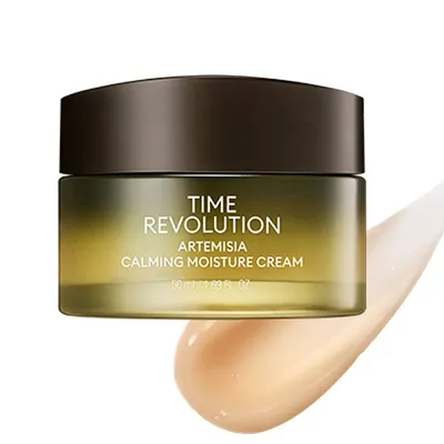 Missha Time Revolution, Artemisiaia, Calming Moisture Cream (Kojąco - nawilżający krem do twarzy)