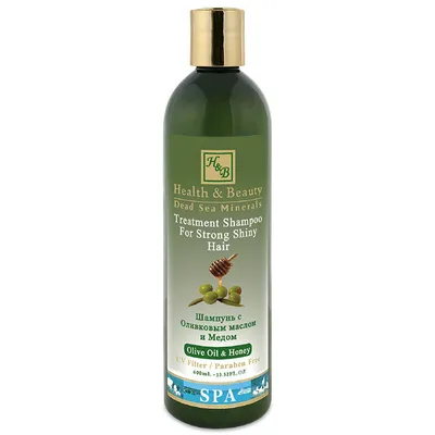 Health & Beauty Dead Sea Minerals, Treatment Shampoo for Strong Shiny Hair  Olive Oil & Honey (Szampon odżywczy do włosów z oliwą z oliwek i miodem)