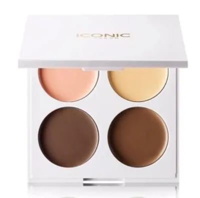 Iconic London Cream Contour Quad (Paleta  do konturownia twarzy na mokro)