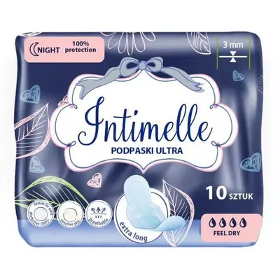 Intimelle Ultra Feel Dry Night, Podpaski na noc