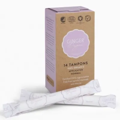 Ginger Organic Tampony z aplikatorem (różne rodzaje)