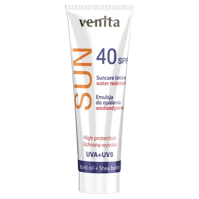 Venita Sun, Suncare Lotion SPF 40 (Emulsja do opalania wodoodporna)