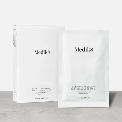 Medik8 Ultimate Recovery Bio-Cellulose Mask Hydrating Mineral Sheet Mask (Regenerująca maseczka do twarzy)