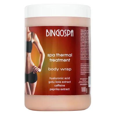 BingoSpa Termiczny zabieg SPA z kwasem hialuronowym, ekstraktem z Gotu Kola, kofeiną i aromatem paprykowym