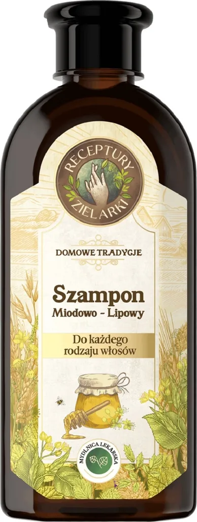 Receptury Zielarki Szampon miodowo-lipowy do każdego rodzaju włosów