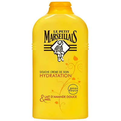 Le Petit Marseillais Douche Crème de Soin Hydratation Lait d’Amande Douce & Miel (Pielęgnujący krem do mycia 'Mleko migdałowe i miód')