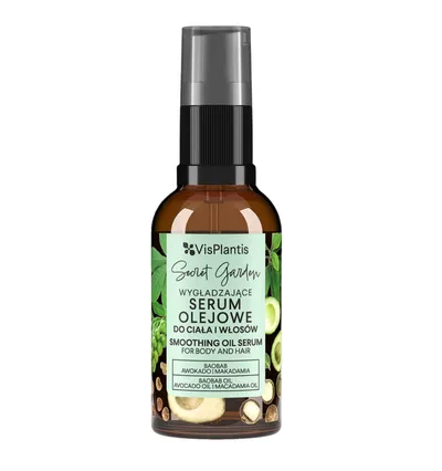 Vis Plantis Secret Garden, Wygładzające serum olejowe do ciała i włosów