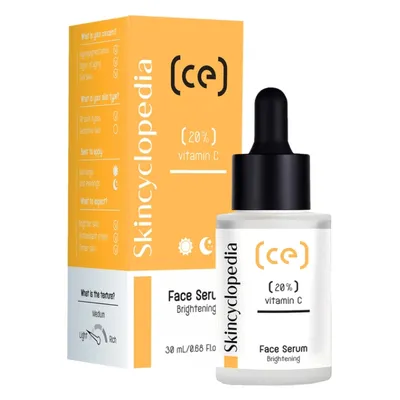 Skincyclopedia Vitamin C Face Serum Brightening (Skoncentrowane profesjonalne serum rozświetlające z 20% witaminą C)
