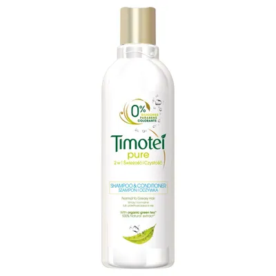 Timotei Pure [Fresh], Szampon 2 w 1 do włosów normalnych i przetłuszczających się `Świeżość i czystość`
