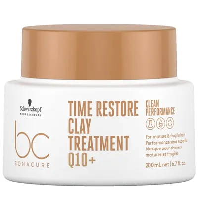 Schwarzkopf Professional BC Bonacure, Time Restore, Clay Treatment Q10+ (Maseczka z glinką do włosów)