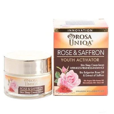 Rosa Uniqa Rose & Saffron Youth Activator Day Cream (Krem na dzień z różą i szafranem)