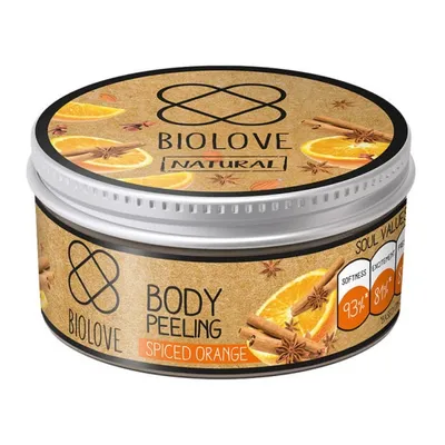 Biolove Spiced Orange, Body Peeling (Peeling do ciała o zapachu pomarańczy i przypraw korzennych)