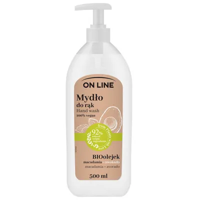 On Line From Plants With Love, Kremowe mydło do rąk `Awokado & makadamia`