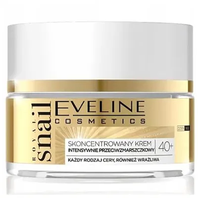 Eveline Cosmetics Royal Snail Terapia śluzem ślimaka, Skoncentrowany krem na dzień i na noc 40+