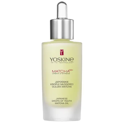 Yoskine Matcha Urban D-Stress, Japan Drops of Youth Matcha Oil (Japońskie krople młodości `Olejek Matcha`)