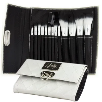 Nanshy Luxury Brush Set with Bag (Zestaw 13 pędzli z kosmetyczką)