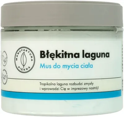 Manufaktura Piękna Mus do mycia ciała `Błękitna laguna`