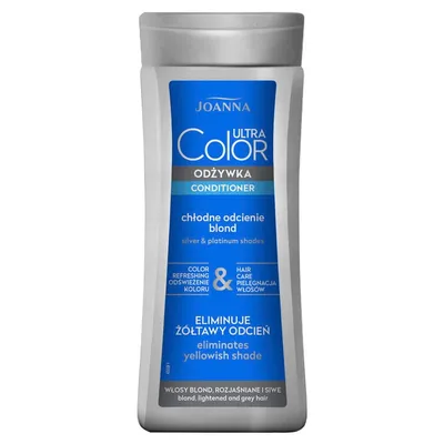 Joanna Ultra Color System, Odżywka do włosów blond, rozjaśnianych i siwych (nowa wersja)