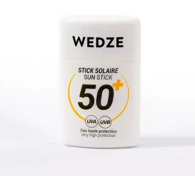 WEDZE Sun Stick SPF50+ (Przeciwsłoneczny sztyft ochronny do twarzy i ust)