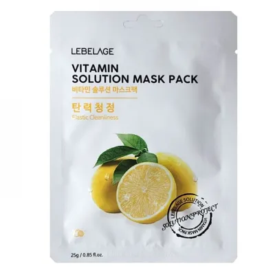 Lebelage Vitamin Solution Mask (Tonująca maseczki w płacie do twarzy)