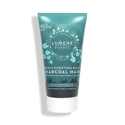 Lumene Puhdas, Deeply Puripying Birch Charcoal Mask (Głęboko oczyszczająca maska węglowa)