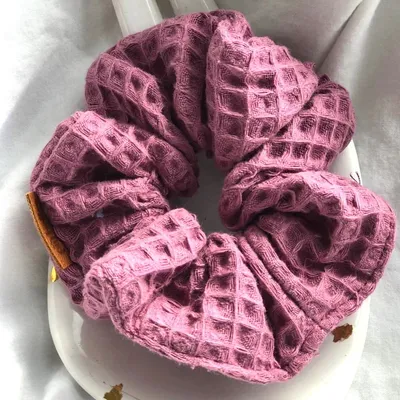 Piu Bello Gumka do włosów z bawełny wafelkowej