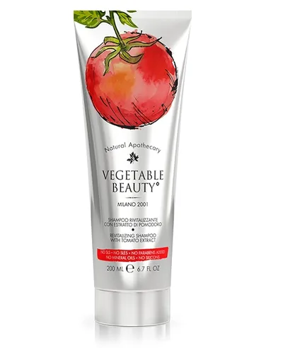 Vegetable Beauty Revitalizing Shampoo with Tomato Extract (Rewitalizujący szampon do włosów z ekstraktem z pomidorów)