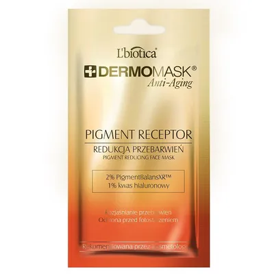 L'biotica Dermomask, Maseczka do twarzy anti- aging `Pigment receptor`