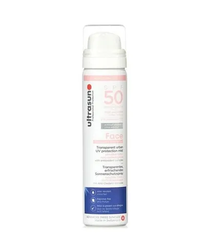 Ultrasun Transparent Urban UV Protection Mist SPF50 (Ochronna mgiełka do twarzy i skóry głowy)