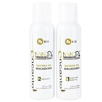 Encanto do Brasil Nanox Brazilian Keratin Treatment (Zestaw do keratynowego prostowania włosów)
