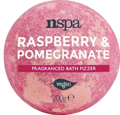 NSpa Beauty Rituals Raspberry & Pomegranate Fruit Fragranced Bath Fizzer (Kula do kąpieli `Mango i marakuja`)