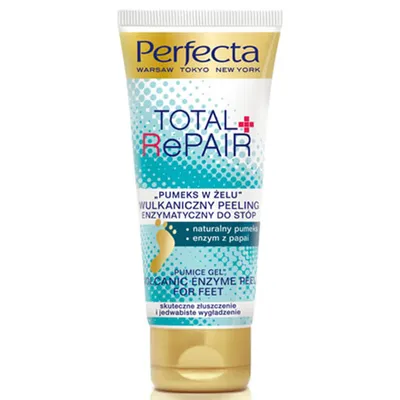 Perfecta Total Repair, Wulkaniczny peeling enzymatyczny do stóp 'Pumeks w żelu'