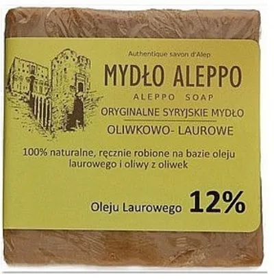 Biomika Authentique Savon D`Alep 12 % (Oryginalne syryjskie mydło oliwkowo-laurowe (12% oleju laurowego))