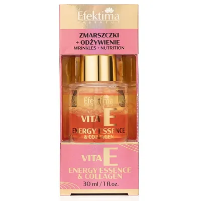 Efektima Vita E Energy Essence & Collagen, Dwufazowe serum do twarzy z witaminą E