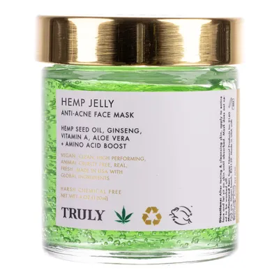 Truly Hemp Jelly Anti-Acne Face Mask (Maseczka zwalczająca niedoskonałości)