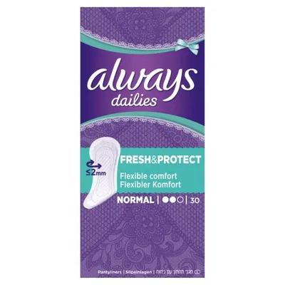 Always Dailies Fresh & Protect Flexible Comfort Normal, Wkładki higieniczne