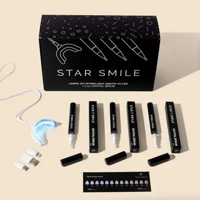 Star Smile Lampa do wybielania zębów UV-LED +  serum/aplikator (Lampa do Wybielania Zębów)