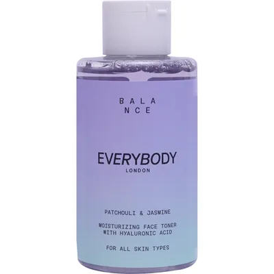 EveryBody London Balance, Moisturizing Face Toner With Hyaluronic Acid Patchouli & Jasmine (Nawilżający tonik do twarzy Patchouli & Jaśmin)