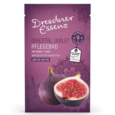 Dresdner Essenz Oriental Violet Pflegebad (Sól do kąpieli o zapachu figi i paczuli)