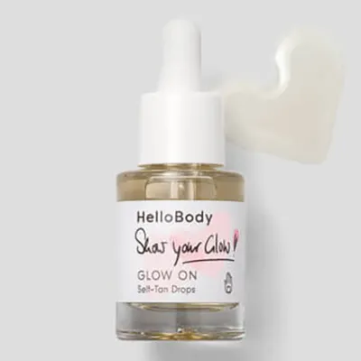 HelloBody Show your Glow! Glow On Self-tan Drops (Krople samoopalające)