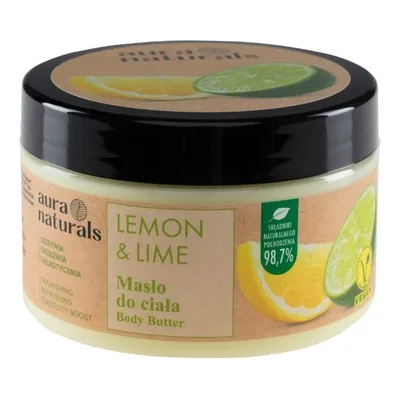 Aura Naturals,  Lemon & Lime Body Butter (Masło do ciała)
