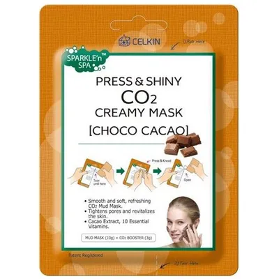 Celkin Press & Shiny, CO2 Creamy Facial Cocoa Butter Mask (Maseczka CO2 z czekoladą)